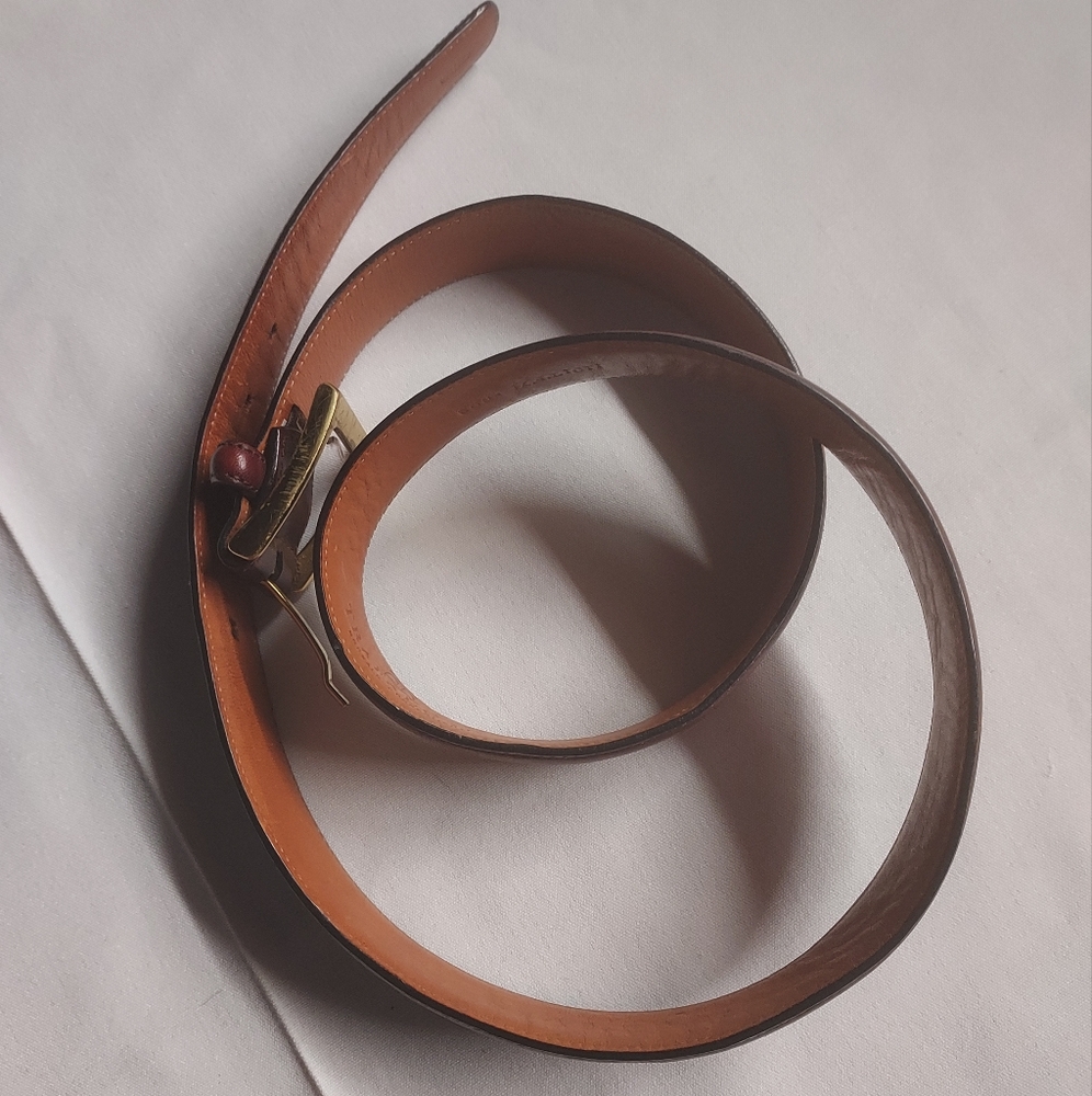 Trafalgar Men's Brown Cortina Leather Belt 34⁸